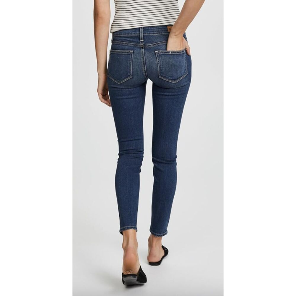 PAIGE Verdugo Ankle Skinny Jeans Dark Wash Stretch Denim Size 27